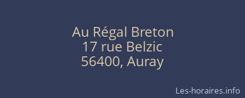 Au Régal Breton