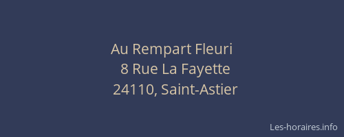 Au Rempart Fleuri