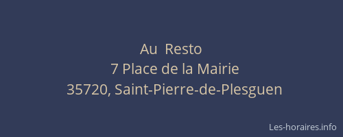 Au  Resto