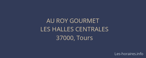 AU ROY GOURMET