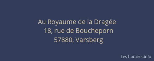 Au Royaume de la Drag&eacute;e