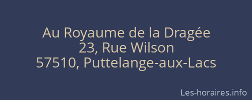 Au Royaume de la Dragée