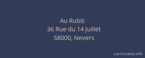 Au Rubis