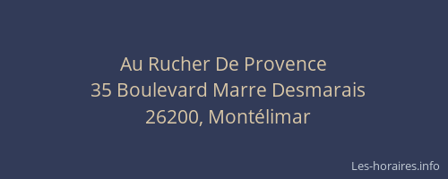 Au Rucher De Provence