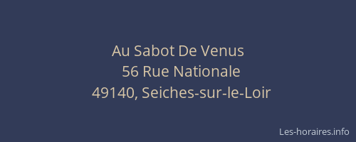 Au Sabot De Venus