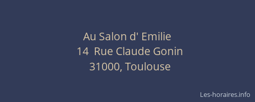 Au Salon d' Emilie