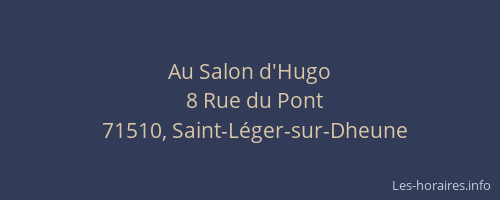 Au Salon d'Hugo