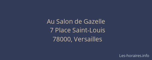 Au Salon de Gazelle