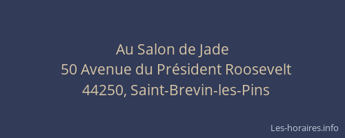 Au Salon de Jade