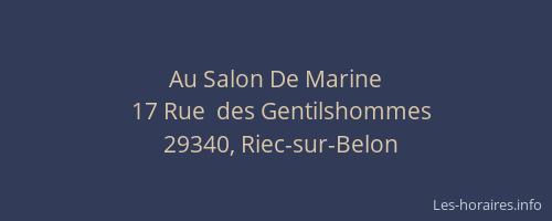 Au Salon De Marine