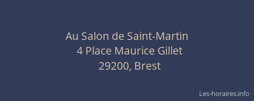 Au Salon de Saint-Martin