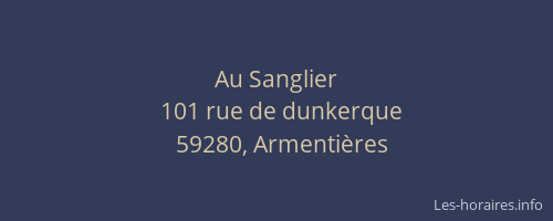 Au Sanglier