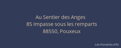 Au Sentier des Anges