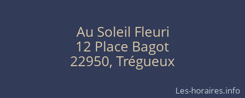 Au Soleil Fleuri