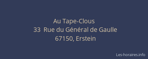 Au Tape-Clous