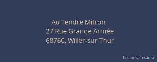 Au Tendre Mitron