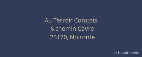 Au Terroir Comtois
