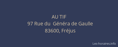 AU TIF