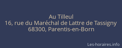 Au Tilleul