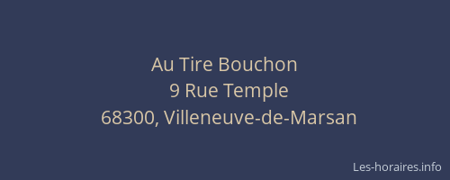 Au Tire Bouchon