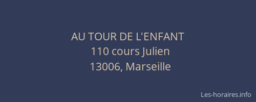 AU TOUR DE L'ENFANT