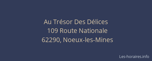 Au Trésor Des Délices