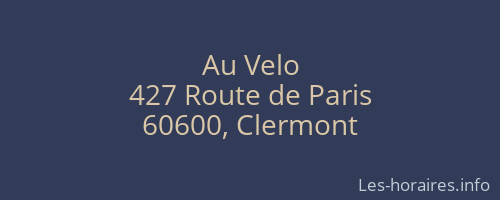 Au Velo