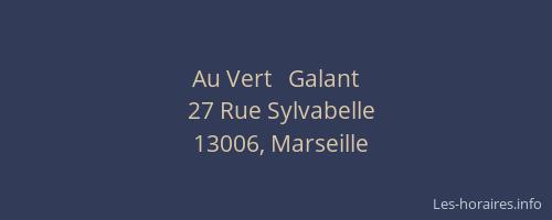 Au Vert   Galant