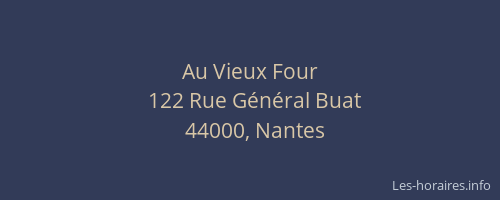 Au Vieux Four