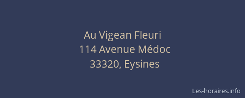 Au Vigean Fleuri