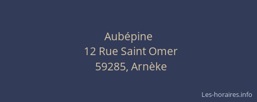 Aubépine