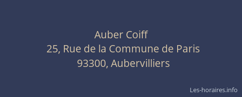 Auber Coiff