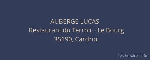 AUBERGE LUCAS