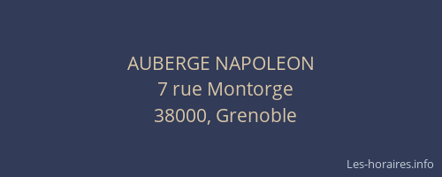 AUBERGE NAPOLEON