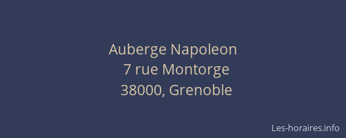 Auberge Napoleon