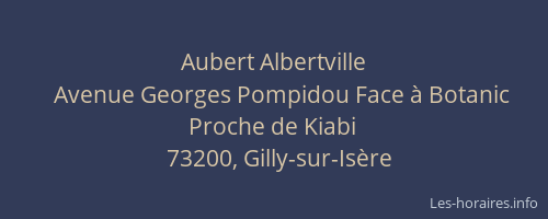 Aubert Albertville