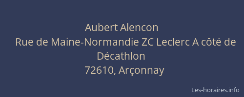 Aubert Alencon