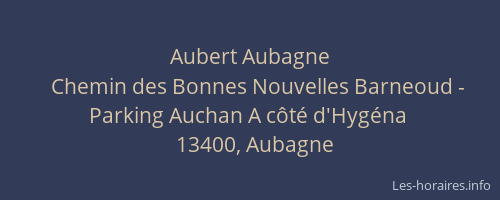 Aubert Aubagne