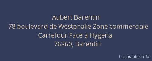 Aubert Barentin