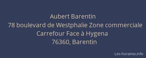 Aubert Barentin