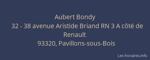 Aubert Bondy