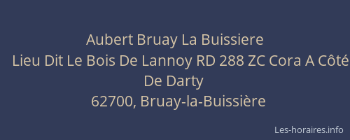 Aubert Bruay La Buissiere