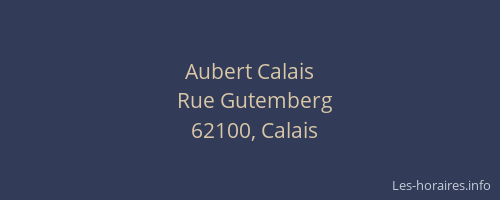 Aubert Calais