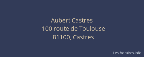 Aubert Castres