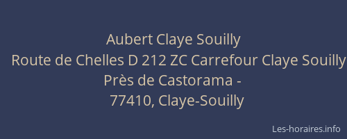 Aubert Claye Souilly