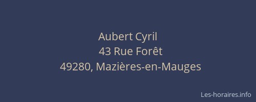 Aubert Cyril
