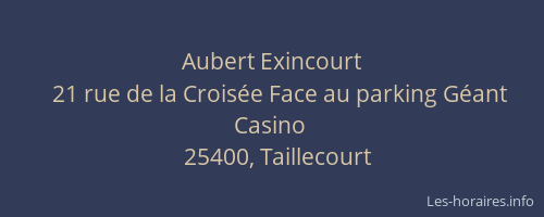 Aubert Exincourt