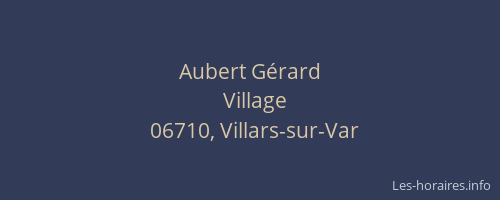 Aubert Gérard