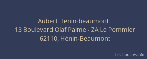 Aubert Henin-beaumont