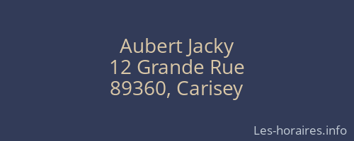 Aubert Jacky